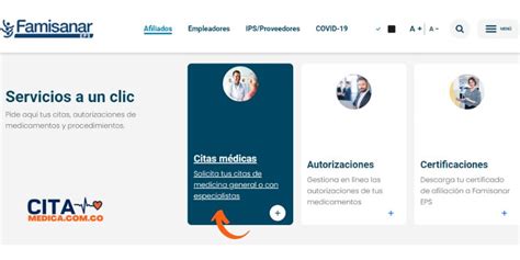 como pedir una cita en famisanar cafam|Novedades para Agendar tus Citas Médicas en。